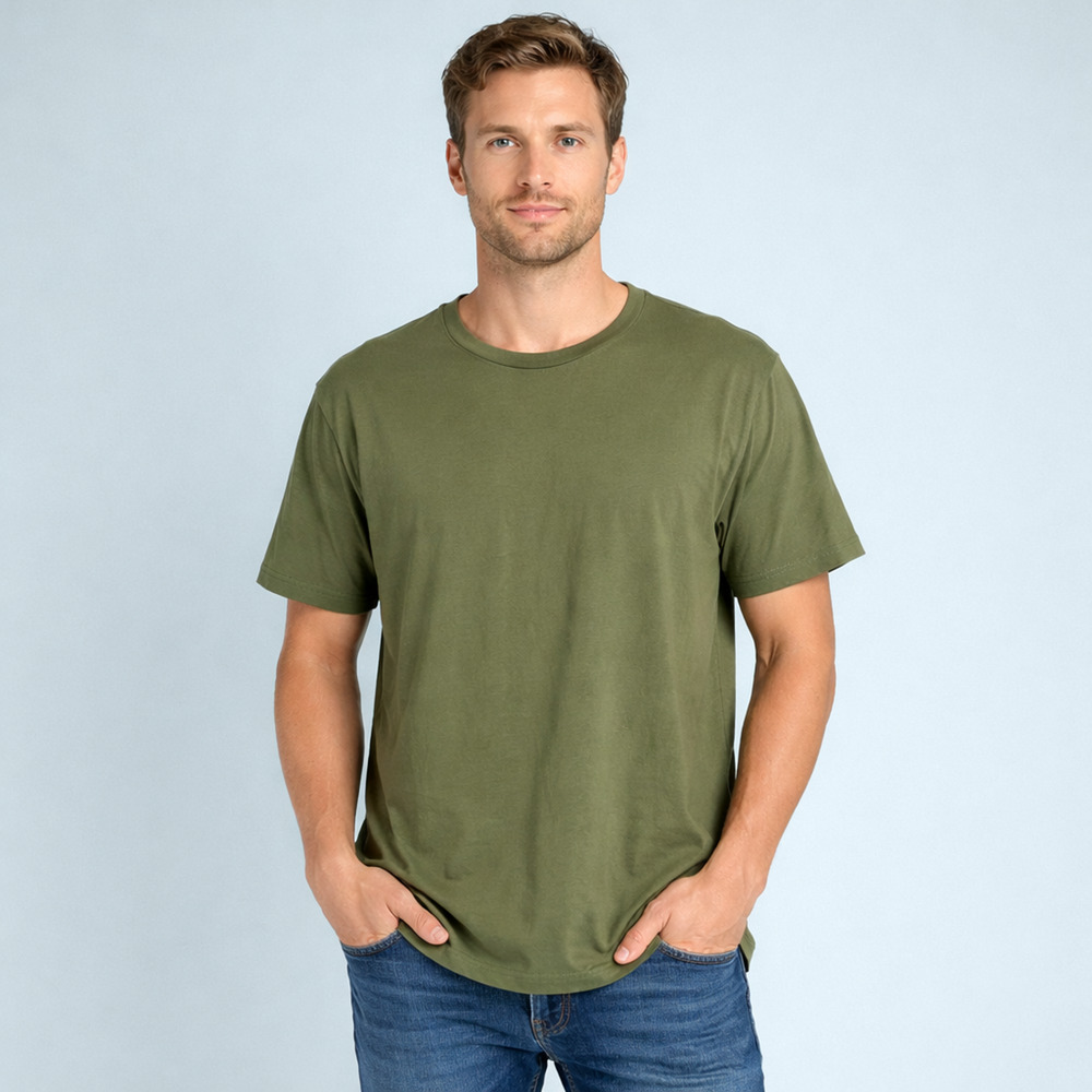 Kuhl Size Large L Green Superair Crew Short Sleeve Organic Cotton Tee Shirt
